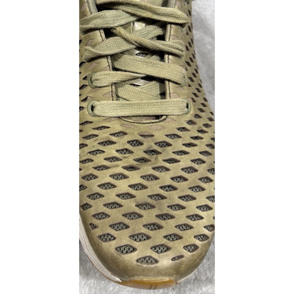 No Bull Perforated Olive Running Shoes Mens 7.5 Womens 9 CrossFit Walking Run - Picture 13 of 14